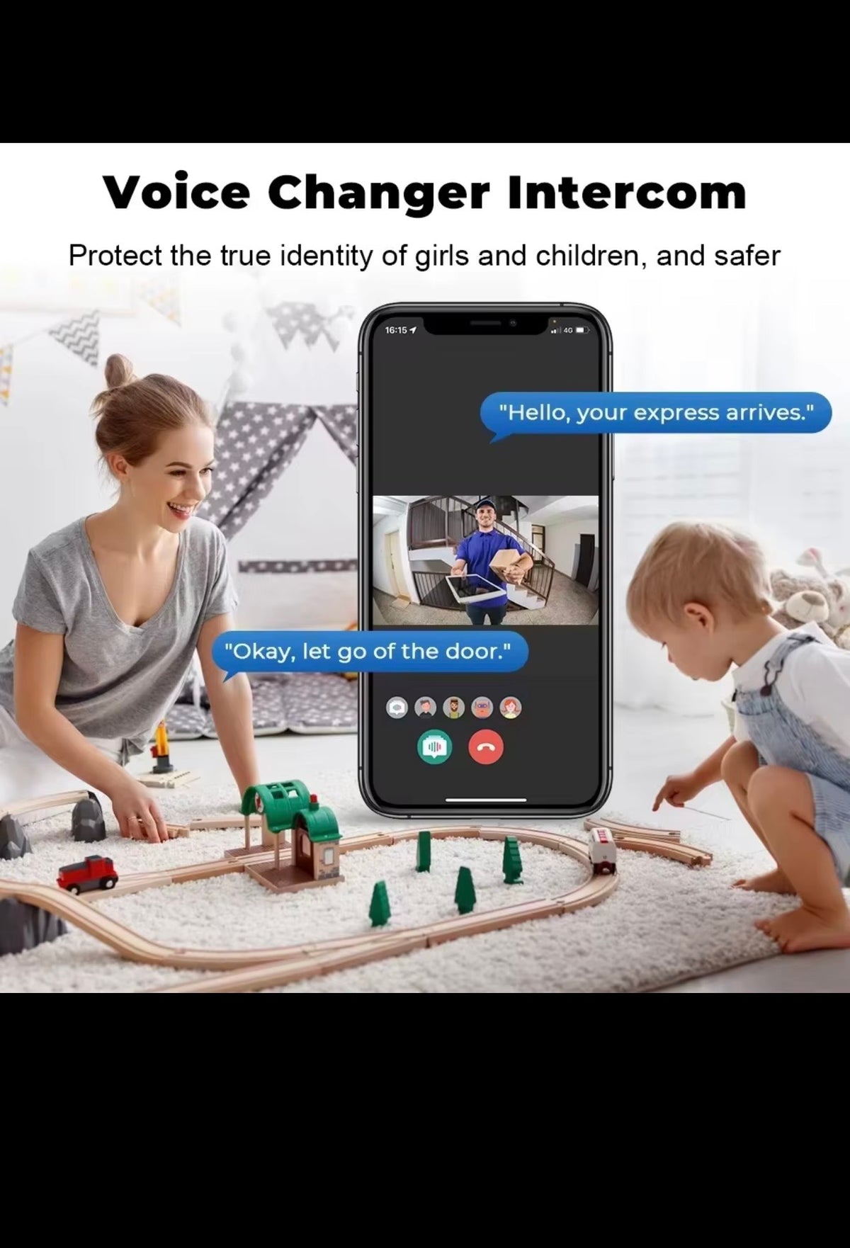 WIFI Video Doorbell Camera Wireless IR Night Vision Smart Home Security HD Door Bell Two Way Intercom Voice Change For Home