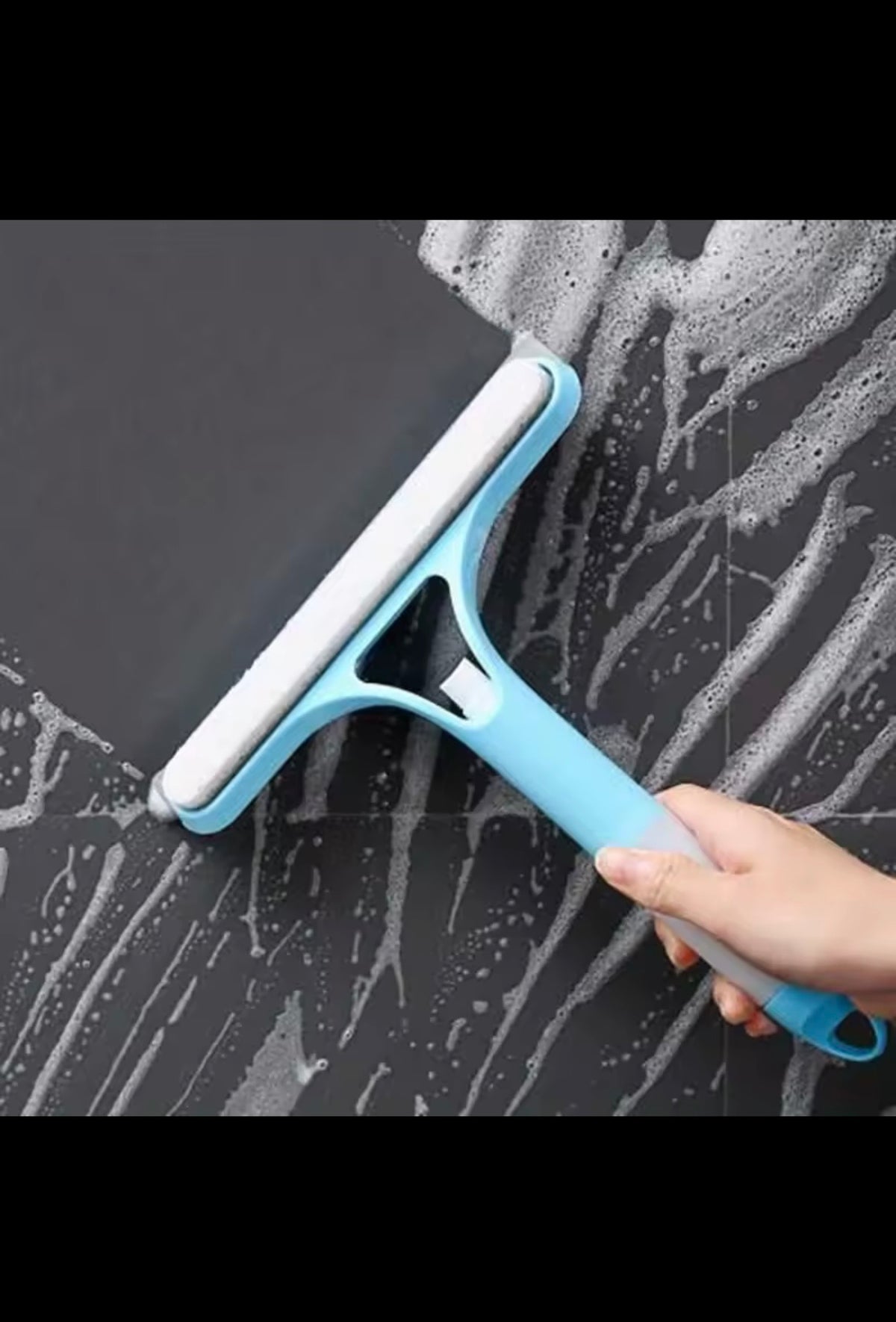 Multi-Function Glass Wiper Home Window Cleaning Brush Sprayer Cleaning Soap Cleaning Brush Home Automotive Rubber Brush
