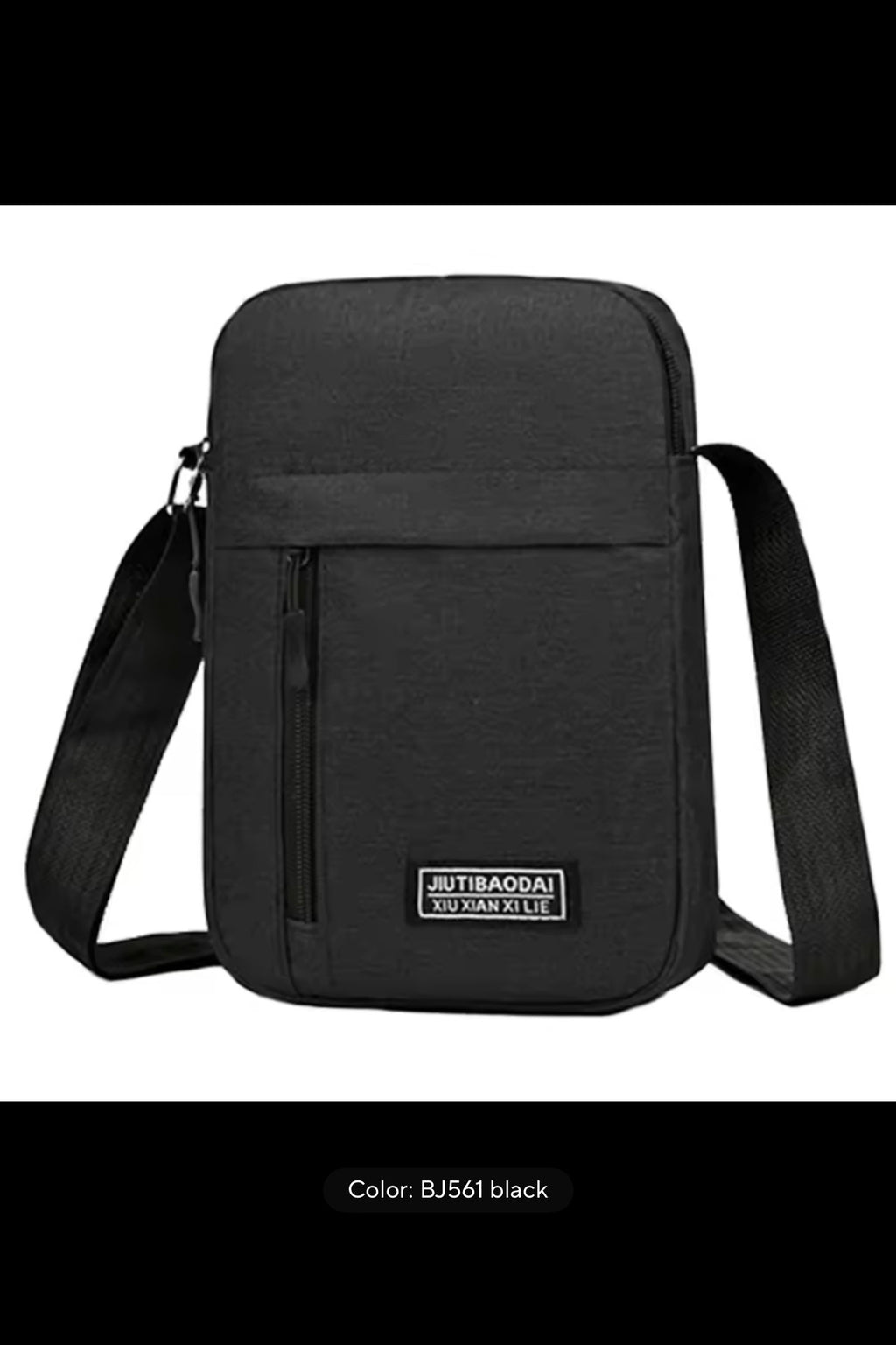 Men's Bag, Available in Single Shoulder or Cross-Body Design, Suitable for Daily Use During School. Made of Nylon Material.